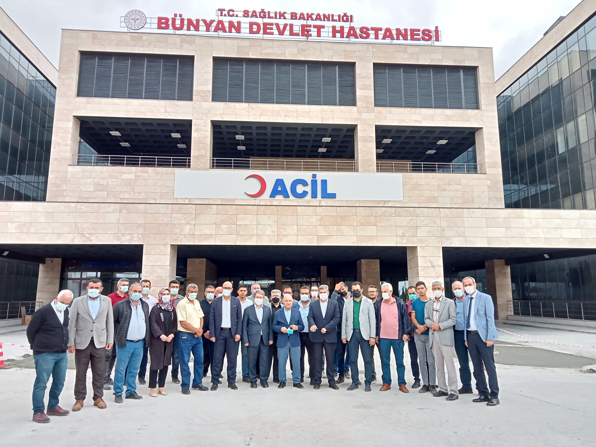 YENİ BÜNYAN DEVLET HASTANESİ ZİYARET EDİLDİ.