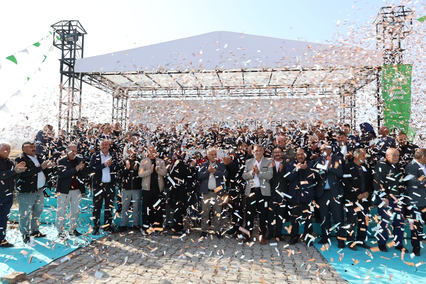 ÇUVAL FABRİKASI TEMEL ATMA TÖRENİ