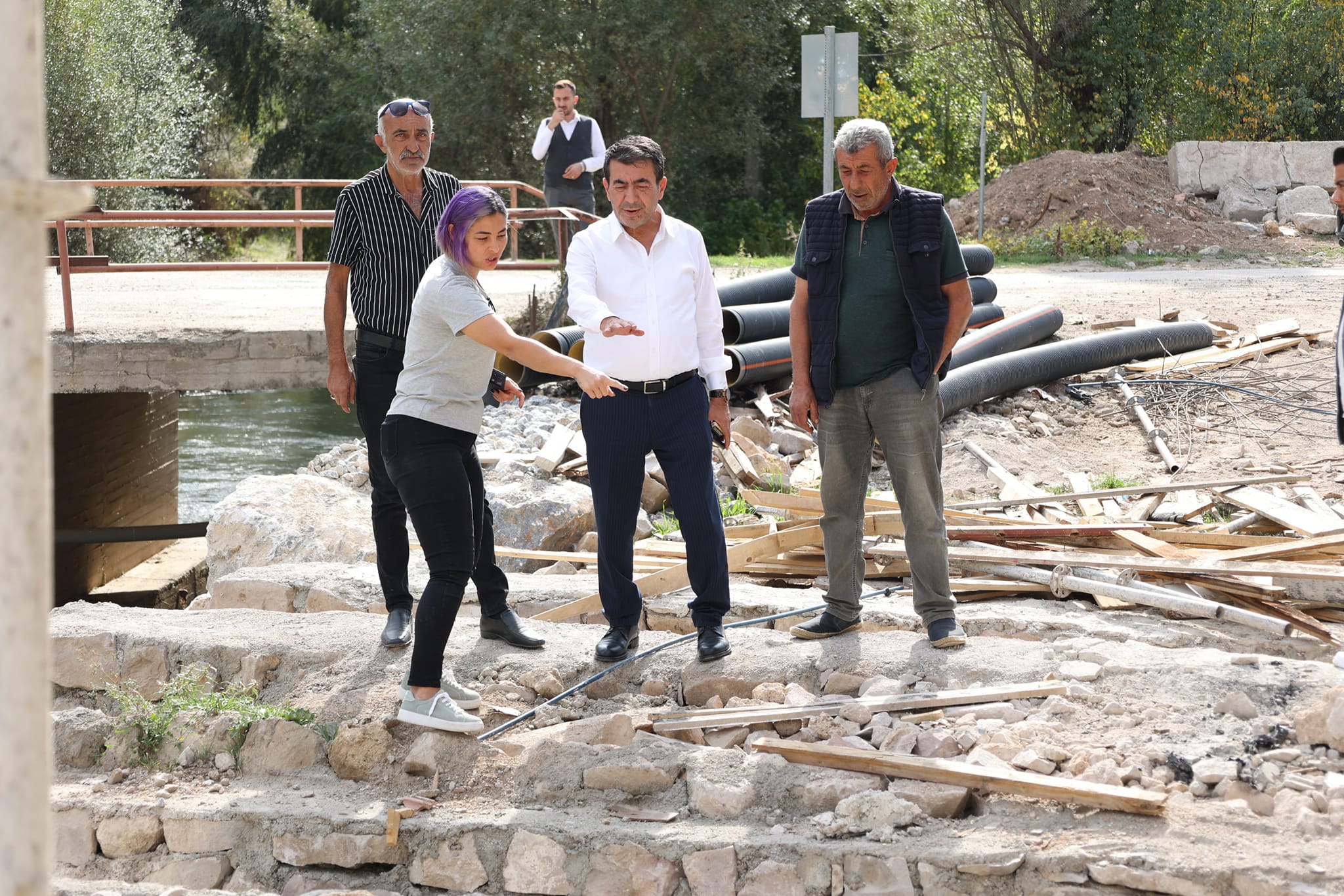 YAPIMI DEVAM EDEN DEĞİRMEN RESTORAN PROJESİ YERİNDE İNCELENDİ