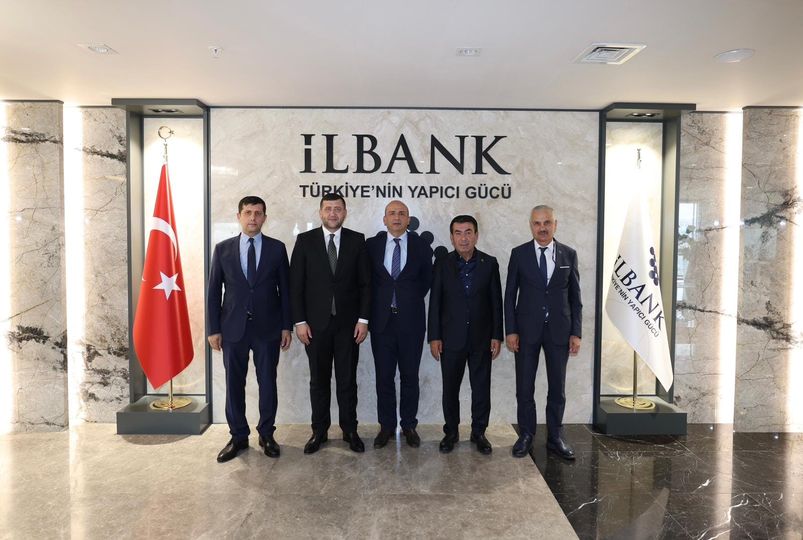 BAŞKAN METİN, MİLLETVEKİLİ BAKİ ERSOY İLE BİRLİKTE İLBANK GENEL MÜDÜR YARDIMCILARI İLE GÖRÜŞTÜ