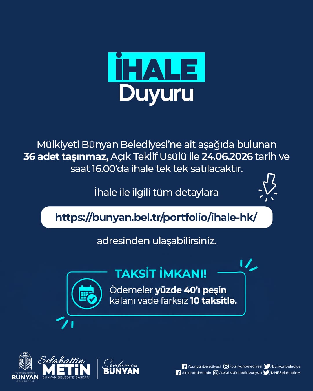 İhale Duyuru