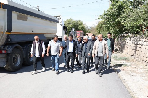 BAŞKAN METİN ASFALT ÇALIŞMALARINI İNCELEDİ