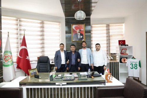 BAŞKAN METİN'E ÖNEMLİ ZİYARET