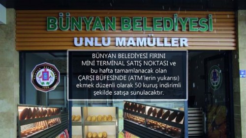 Bünyan Belediye Fırını Ekmek Satış Noktaları Hakkında