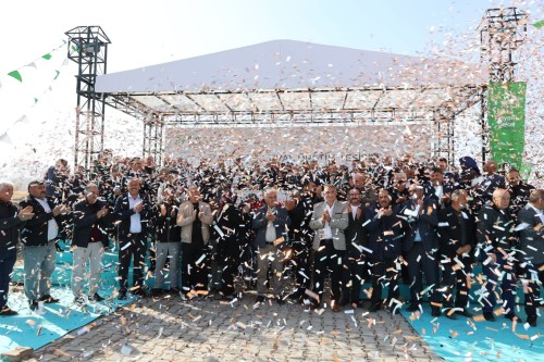 ÇUVAL FABRİKASI TEMEL ATMA TÖRENİ