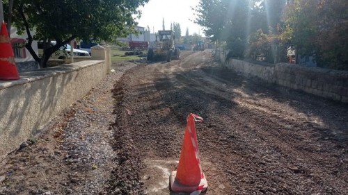 Sağlık Mahallesi Asfalta hazırlık çalışmaları devam ediyor