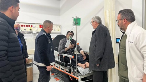 GÜLLÜCE'DE BİR EVDE YANGIN MEYDANA GELDİ