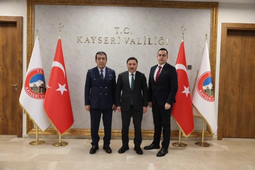 KAYSERİ VALİSİ GÖKMEN ÇİÇEK'E ZİYARET