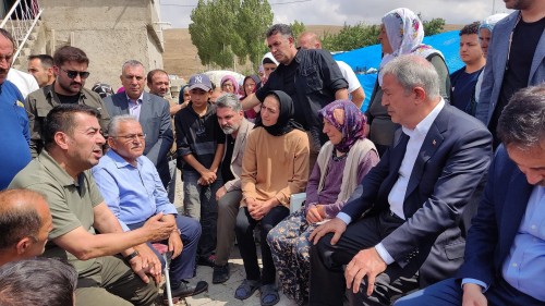 SEL AFETİNDE HAYATINI KAYBEDEN MUHİTTİN SARAÇ'IN AİLESİ ZİYARET EDİLDİ